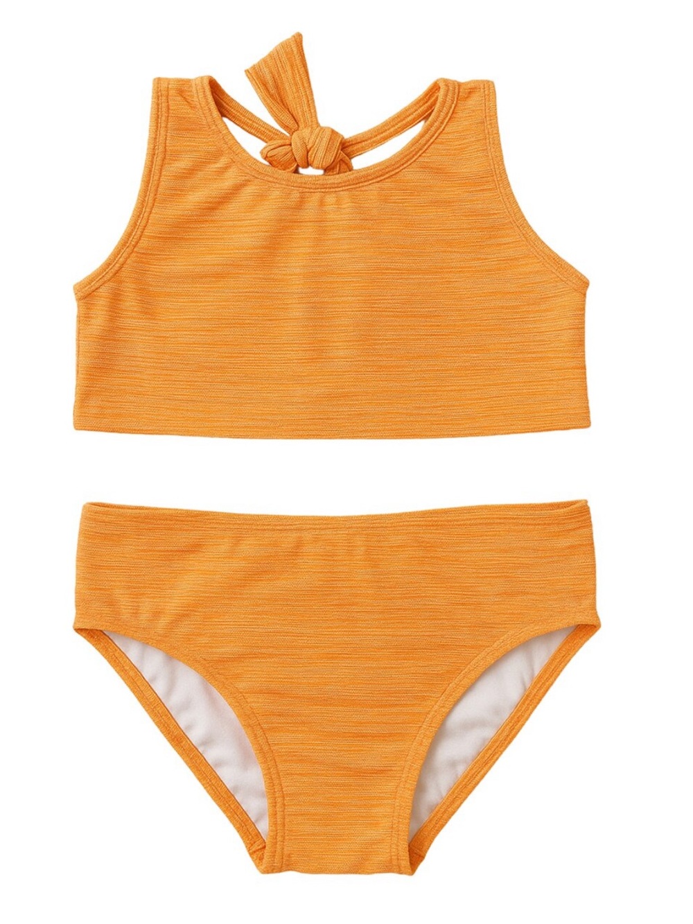 Hermoza Little Goldie Orange Two Piece Swimsuit